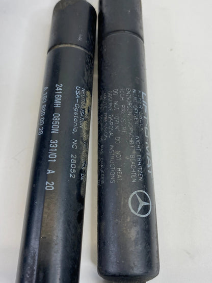 1998-2003 MERCEDES-BENZ ML 320 LEFT & RIGHT HOOD SHOCK STRUTS LIFT SUPPORT SET