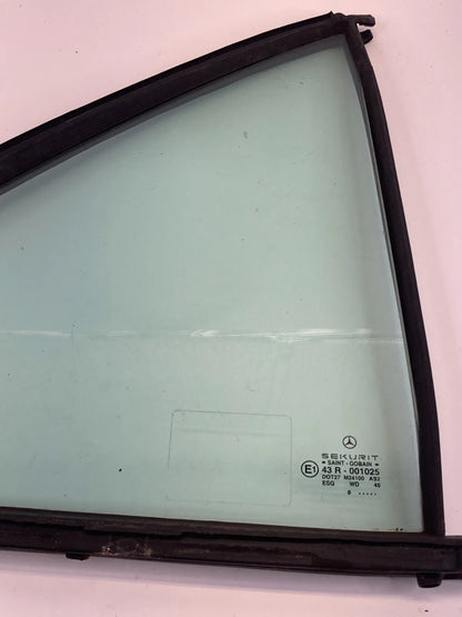 1998-2002 MERCEDES-BENZ E430 REAR RIGHT DOOR QUARTER FIXED WINDOW GLASS OEM
