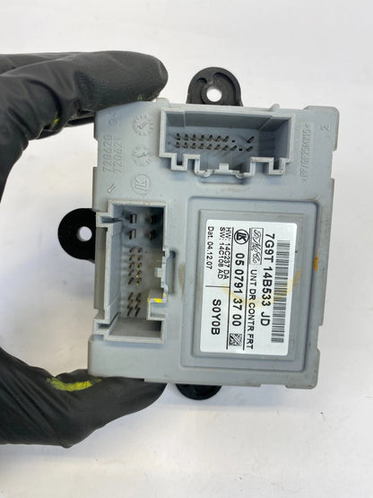 2009-2011 JAGUAR XF FRONT RIGHT SIDE DOOR CONTROL MODULE UNIT 7G9T14B533