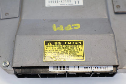 2005-2009 TOYOTA PRIUS SKID ENGINE CONTROL MODULE UNIT 89540-47100 OEM
