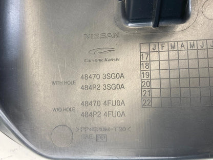 2013-2019 NISSAN SENTRA UPPER & LOWER STEERING COLUMN COVER 48470-3SG0A OEM