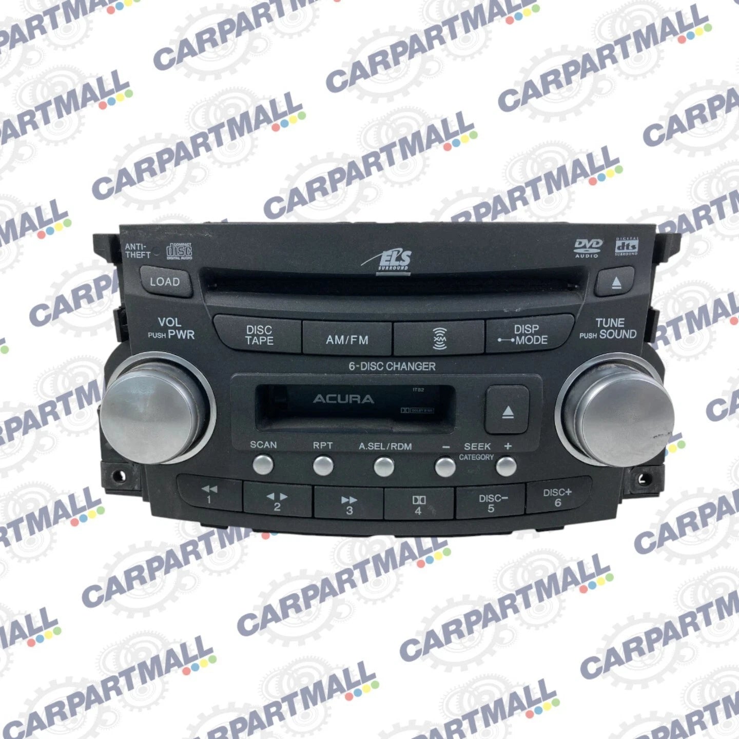 2005 2006 ACURA TL AM FM RADIO PLAYER CD DVD RECEIVER 39100-SEP-A411 OEM