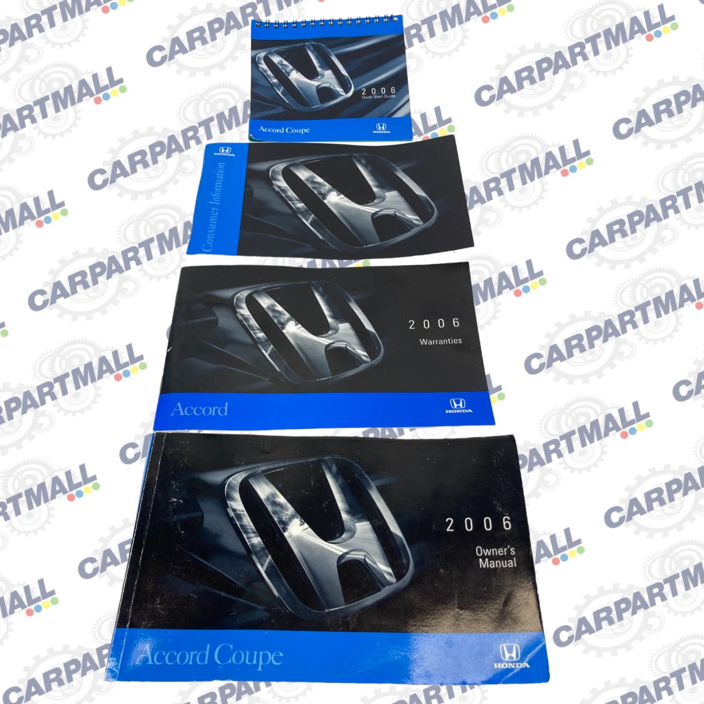 2006 HONDA ACCORD COUPE OWNER'S MANUAL WARRANTIES & QUICK START GUIDE BOOKS OEM