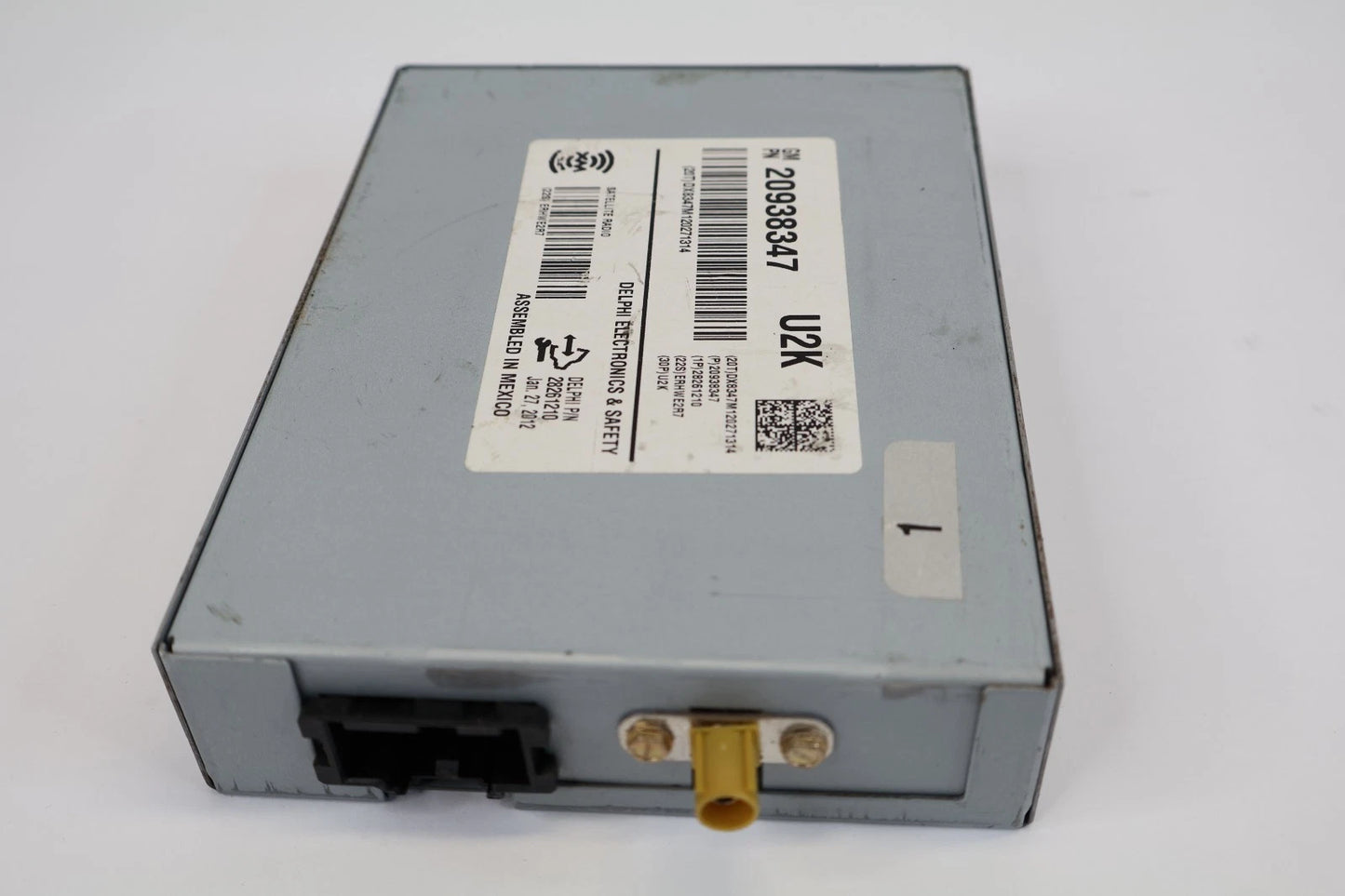 2009-2017 CHEVROLET TRAVERSE XM SATELLITE RADIO RECEIVER MODULE OEM 20938347