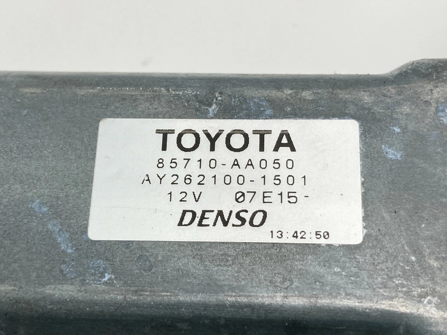2003-2008 TOYOTA MATRIX REAR LEFT BACK SIDE WINDOW MOTOR ASSEMBLY 85710-AA050