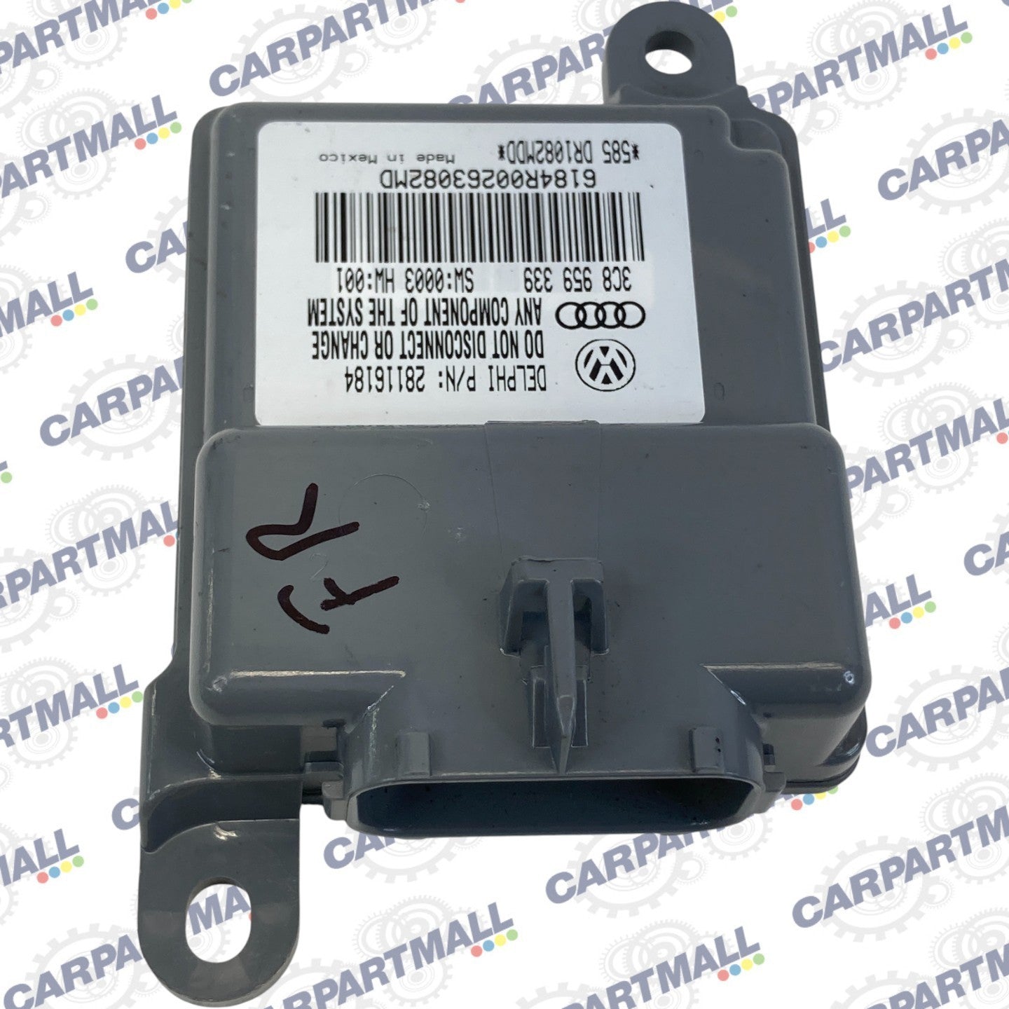 09-17 VW Volkswagen CC Front Right Side Seat Occupant Sensor Module 3C8-959-339