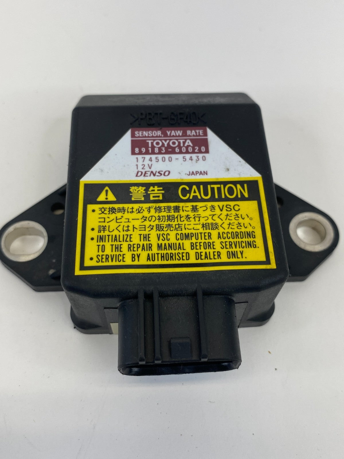 2006 2007 2008 2009 Lexus IS250 Yaw Rate Sensor Control Module 89183-60020 OEM