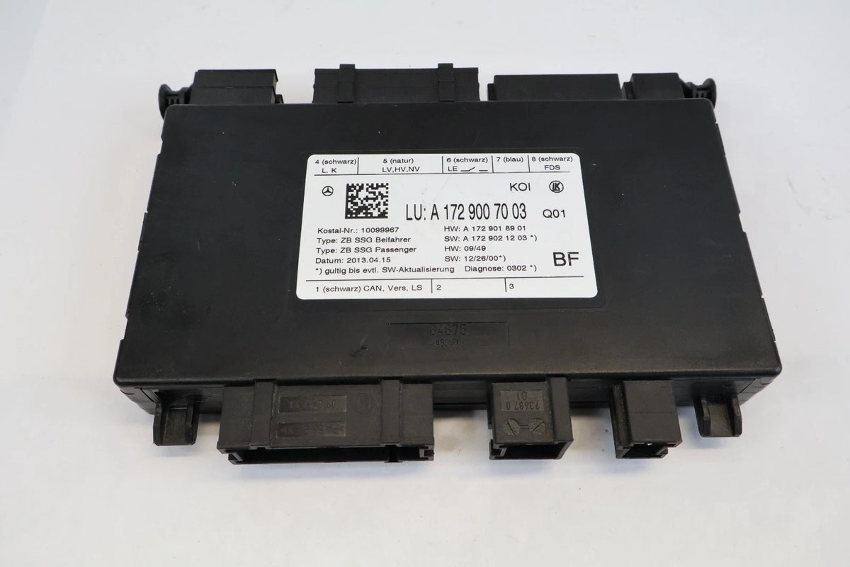 2010-2016 MERCEDES E350 W212 RIGHT POWER SEAT BODY CONTROL MODULE 1729007003 OEM