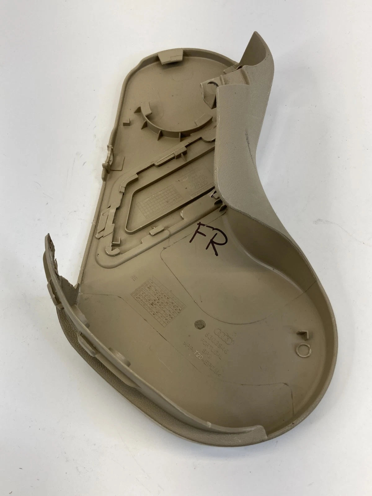 2005-2008 AUDI A4 S4 FRONT RIGHT PASSENGER SEAT TRIM COVER BEIGE 8303946 OEM