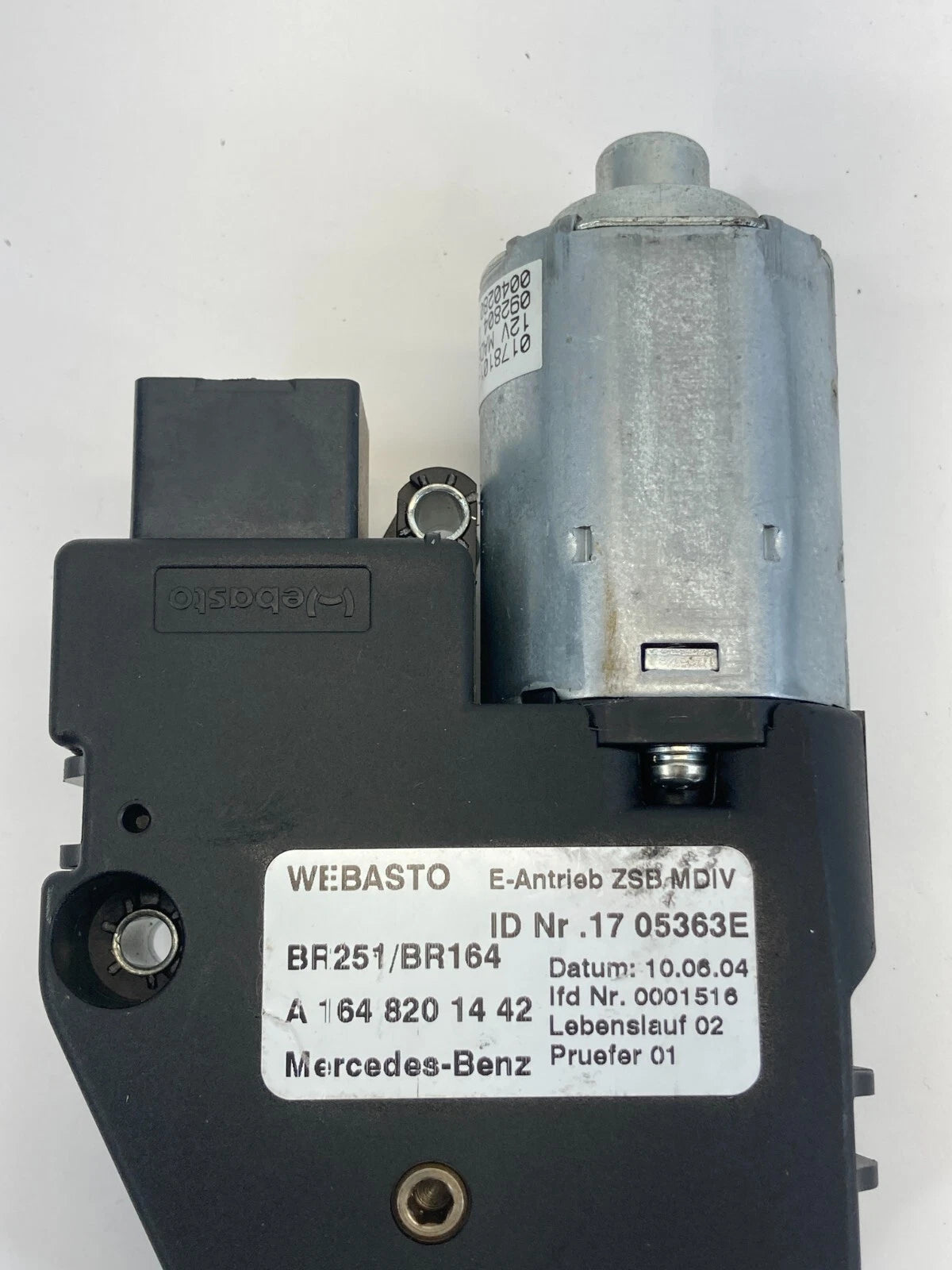 2006 2007 MERCEDES ML500 2003-2011 ML350 SUNROOF MOTOR ASSY 164-820-14-42