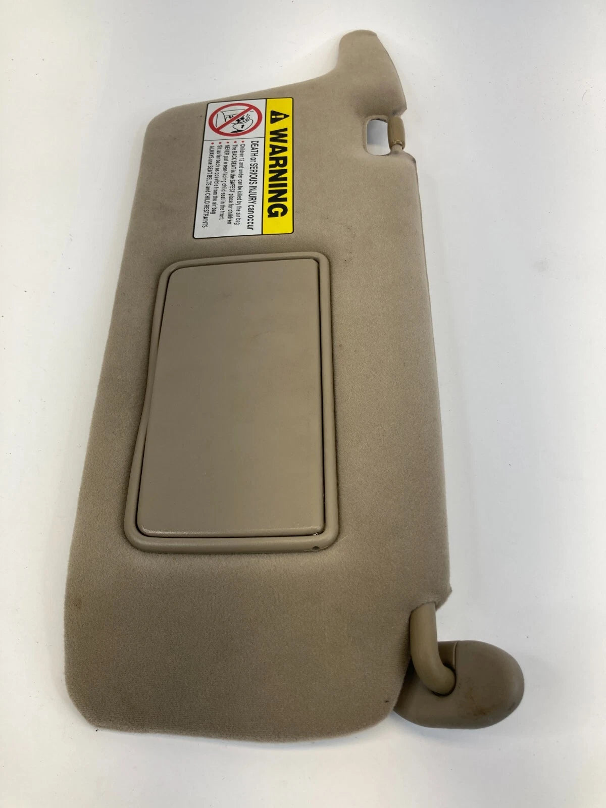 01-05 HONDA CIVIC SEDAN HYBRID RIGHT PASSENGER SIDE SUN VISOR SHADE BEIGE OEM