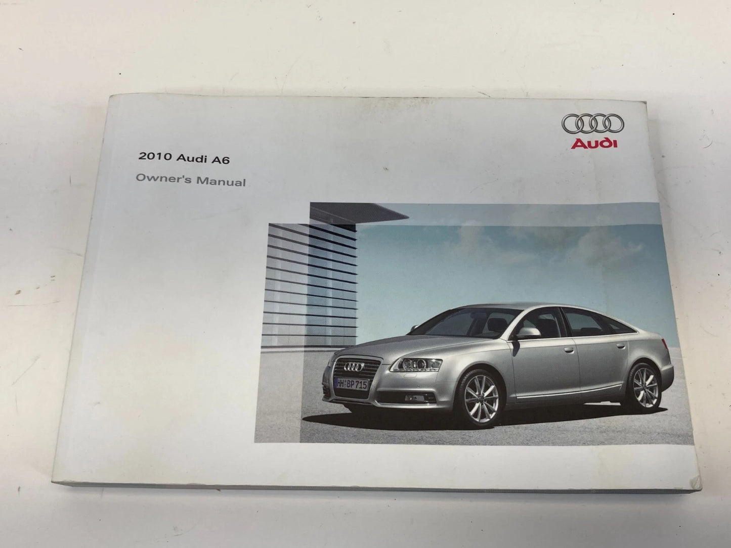 2010 AUDI A6 QUATTRO OWNERS MANUAL QUICK REFERENCE GUIDE BOOK SET W/ CASE OEM