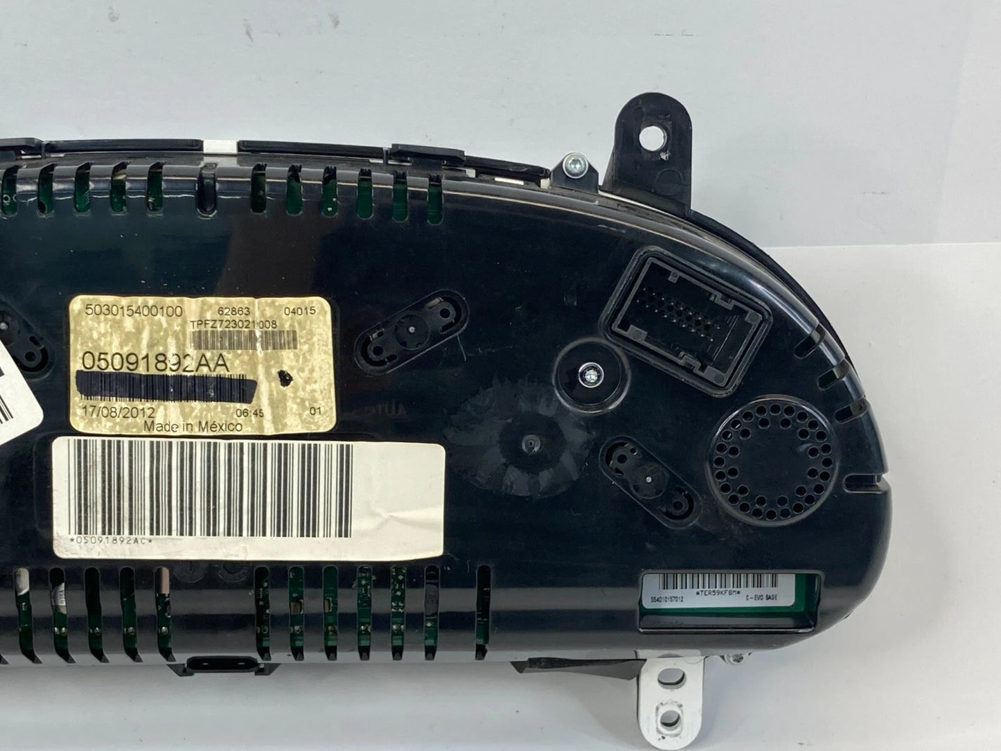 2013 13 DODGE DART MPH SPEEDOMETER INSTRUMENT CLUSTER UNK MILES 05091892AA OEM