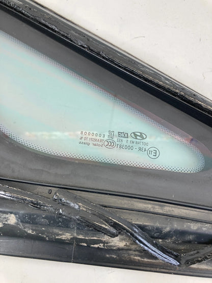 11-15 HHYUNDAI SONATA SEDAN REAR RIGHT BACK SIDE DOOR WINDOW QUARTER GLASS OEM