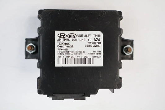 11-13 KIA SOUL TIRE PRESSURE MONITORING SYSTEM SENSOR CONTROL MODULE 95800-2K500