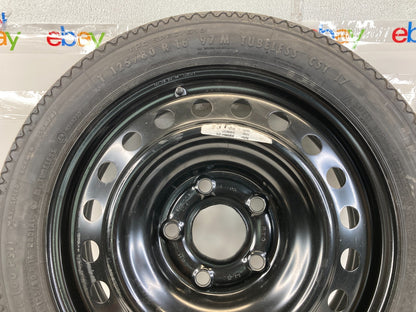 11-14 Buick Regal Emergency Spare Tire Wheel Rim Compact Donut T125/80R16 97M