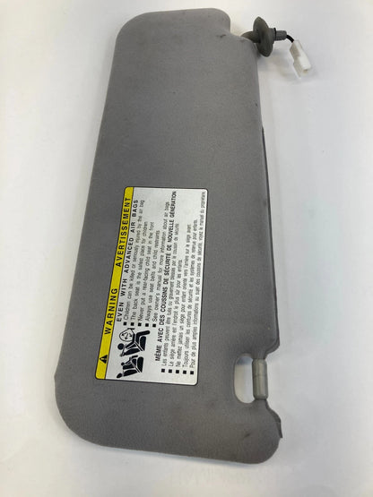 2004-2009 TOYOTA PRIUS PASSENGER RIGHT SUNVISOR SUN VISOR SHADE CLOTH GRAY OEM