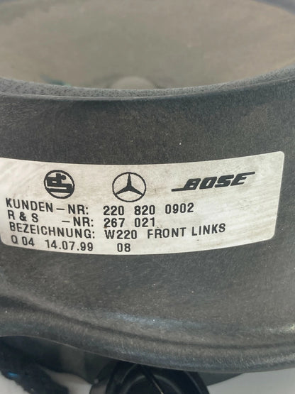 2000-2006 MERCEDES-BENZ S 500 FRONT LEFT DOOR SOUND SYSTEM AUDIO SPEAKER OEM