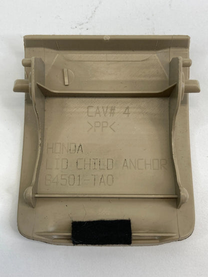 08-12 HONDA ACCORD SEDAN REAR CHILD ANCHOR PLATE COVER CAP LID 84501-TA0 OEM