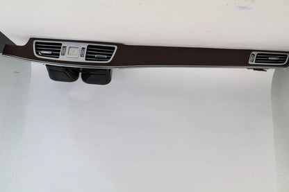 2013-2016 MERCEDES-BENZ E350 FRONT DASH AIR VENT GRILLES CLOCK BEZEL A2126803093
