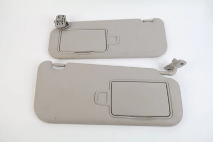 2010-2013 KIA SOUL WITHOUT SUNROOF RIGHT & LEFT SUNVISOR SUN VISOR SET GREY OEM
