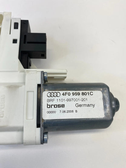 2006-2009 AUDI A6 QUATTRO REAR LEFT SIDE POWER WINDOW MOTOR 4F0959801C OEM