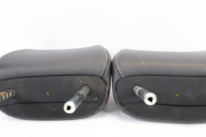 2016-2022 HONDA PILOT FRONT LEFT RIGHT SEAT HEADRESTS PAIR BLACK LEATHER OEM