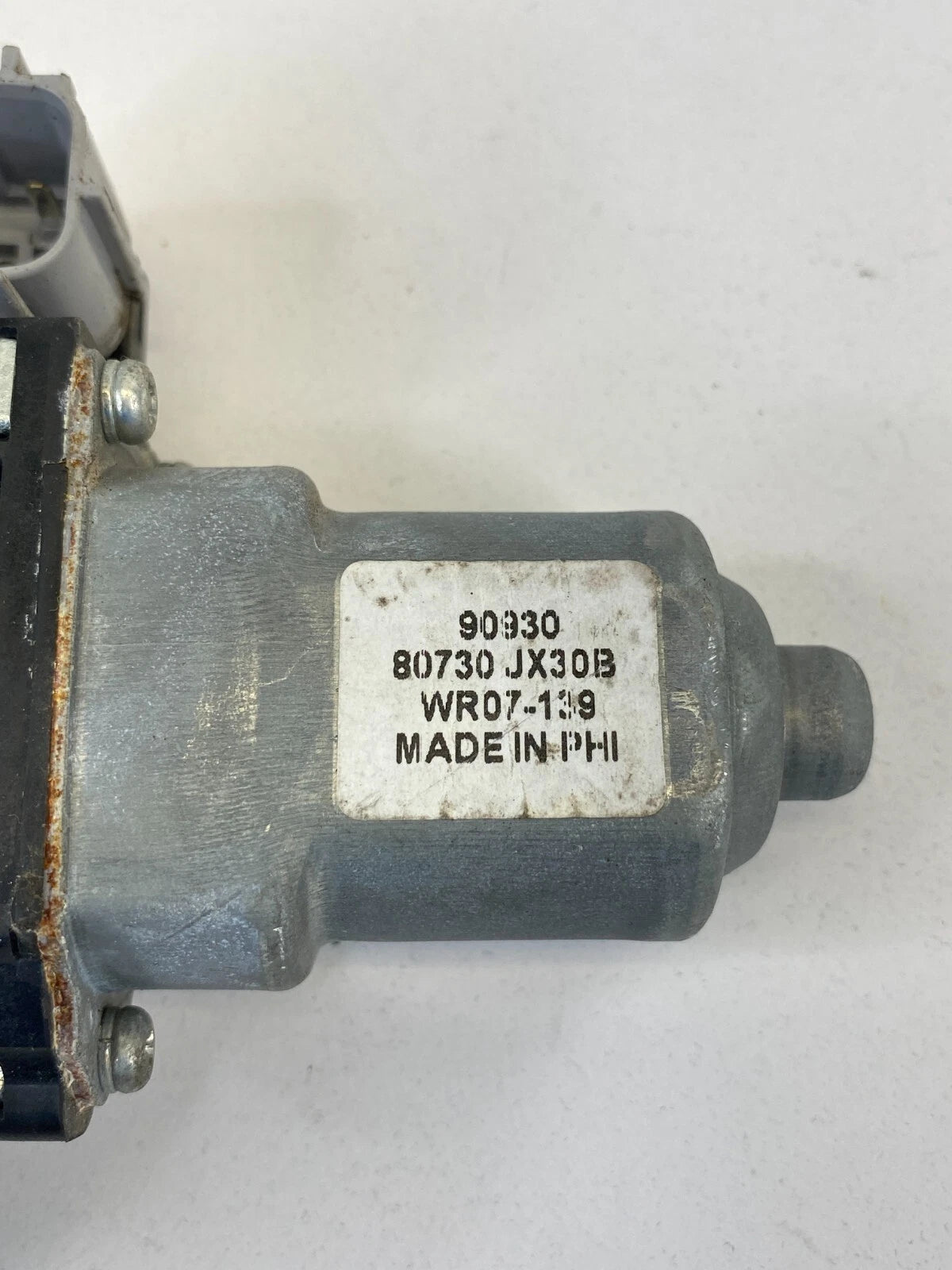 08 09 10 11 12 13 NISSAN ROGUE REAR RIGHT SIDE DOOR WINDOW MOTOR 80730-JX30B OEM