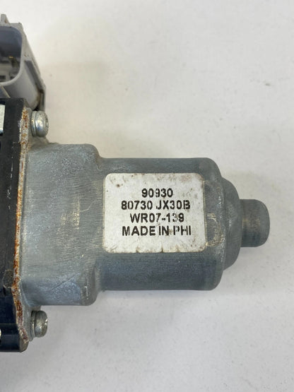 08 09 10 11 12 13 NISSAN ROGUE REAR RIGHT SIDE DOOR WINDOW MOTOR 80730-JX30B OEM
