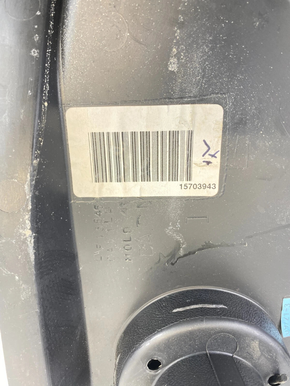 06-13 CHEVROLET CHEVY IMPALA DASH LEFT DRIVER SIDE END CAP COVER TRIM 15845033