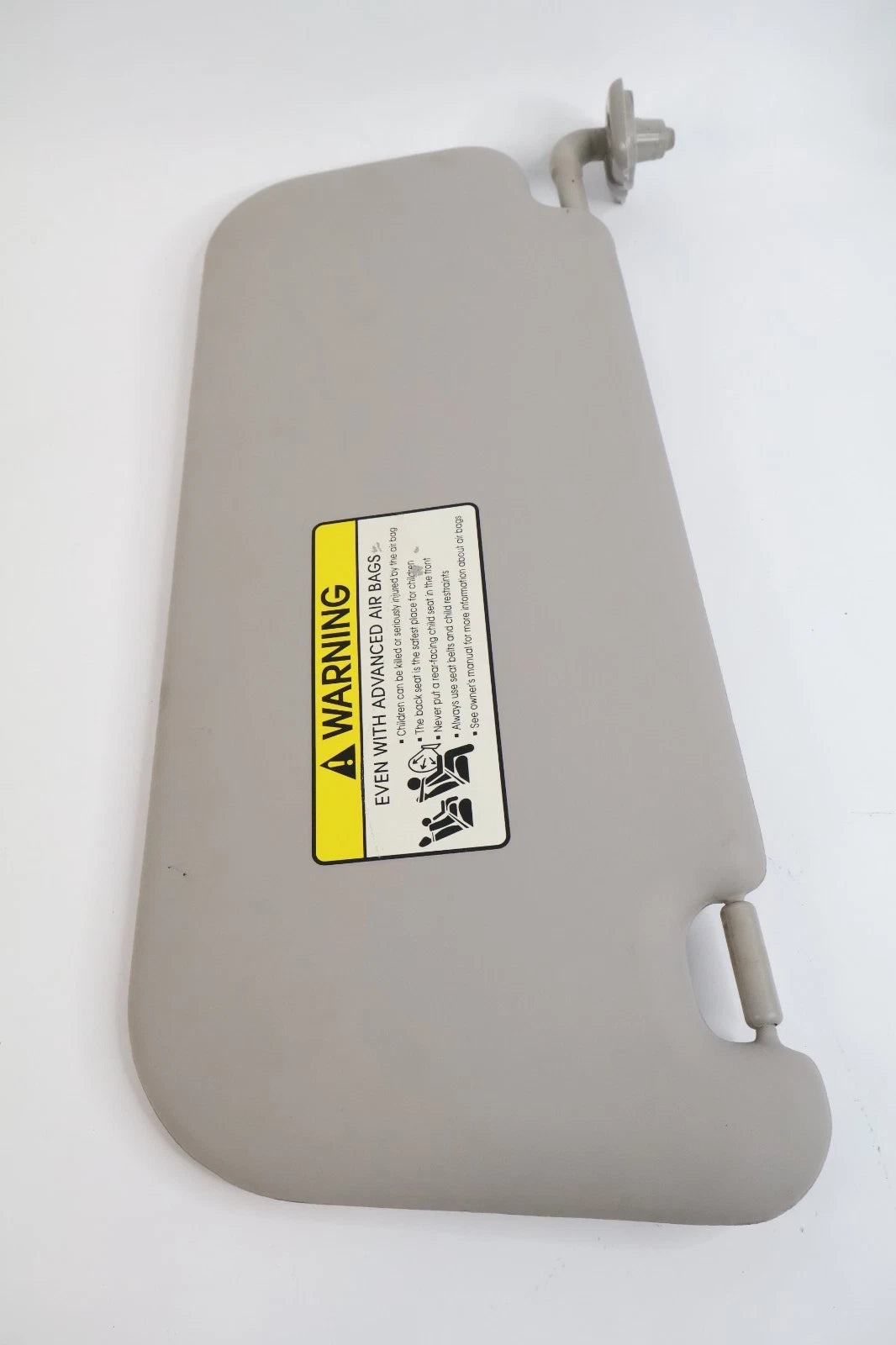 2010-2013 KIA SOUL WITHOUT SUNROOF RIGHT & LEFT SUNVISOR SUN VISOR SET GREY OEM