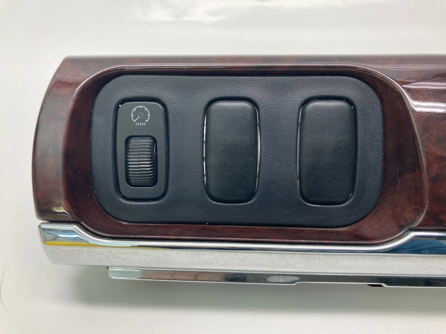 2004-2012 MITSUBISHI GALANT DIMMER LIGHT CONTROL SWITCH WOODGRAIN TRIM OEM
