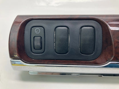 2004-2012 MITSUBISHI GALANT DIMMER LIGHT CONTROL SWITCH WOODGRAIN TRIM OEM