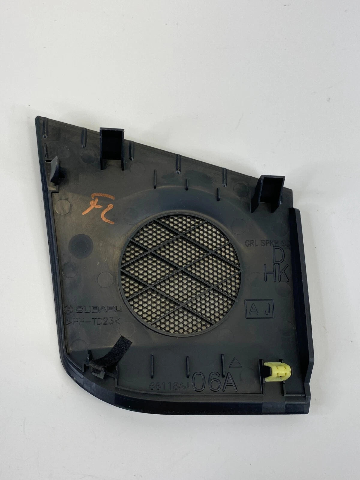 2010-2014 SUBARU LEGACY FRONT LEFT DASH SPEAKER GRILLE COVER TRIM 66118AJ06A OEM