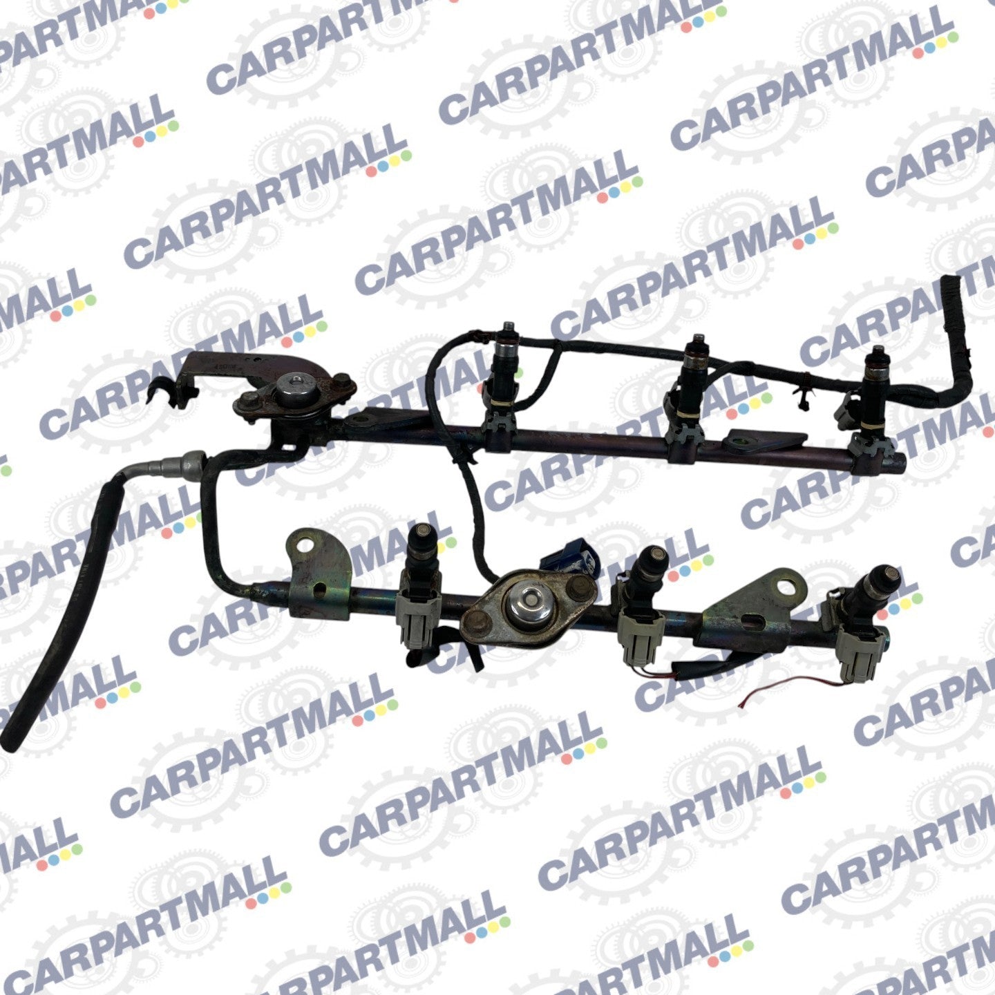 2004-2006 Nissan Altima 3.5L V6 A/T Engine Fuel Injection Rail W/ Injectors Assy