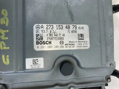 07 08 MERCEDES-BENZ GL450 S550 4.7L AT ENGINE COMPUTER CONTROL MODULE 2731534879