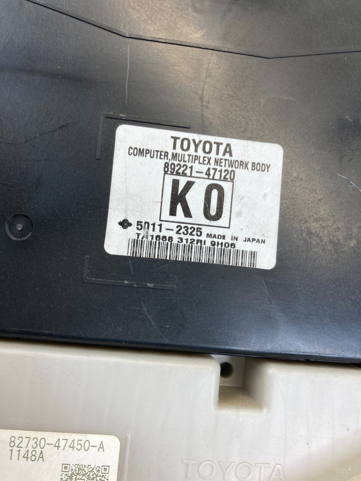 2010 Toyota Prius 1.8L AT Multiplex Network Body Control Module 89221-47120 OEM