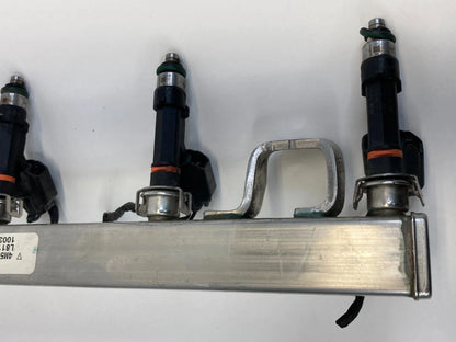 08-11 FORD FOCUS 13-20 FUSION AT FUEL INJECTION RAIL W/ INJECTORS 4M5G9D280D OEM