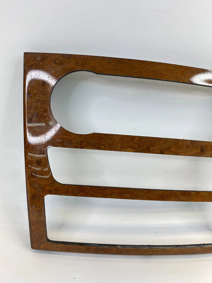 2006-2011 MERCEDES ML 350 ML350 LOWER DASH RADIO BEZEL TRIM PANEL COVER WOOD OEM