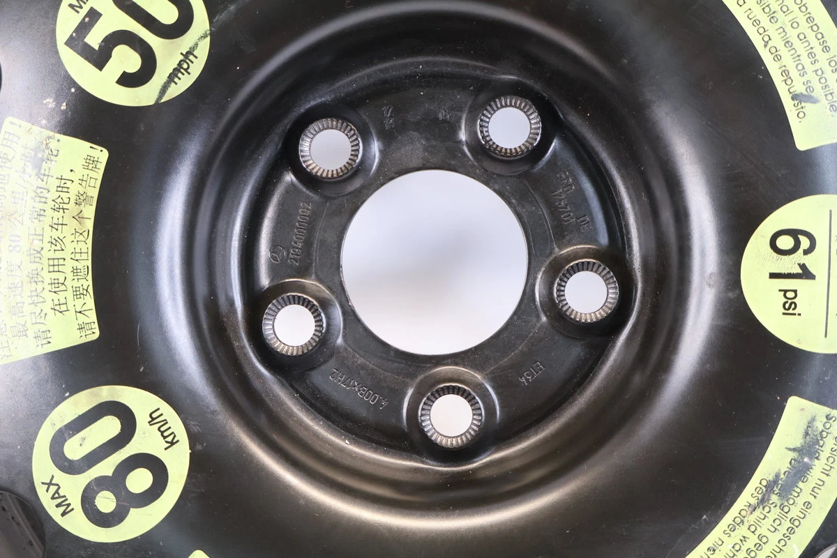 2014-2016 MERCEDES-BENZ E350 EMERGENCY SPARE TIRE COMPACT DONUT T155/70/R17 110M