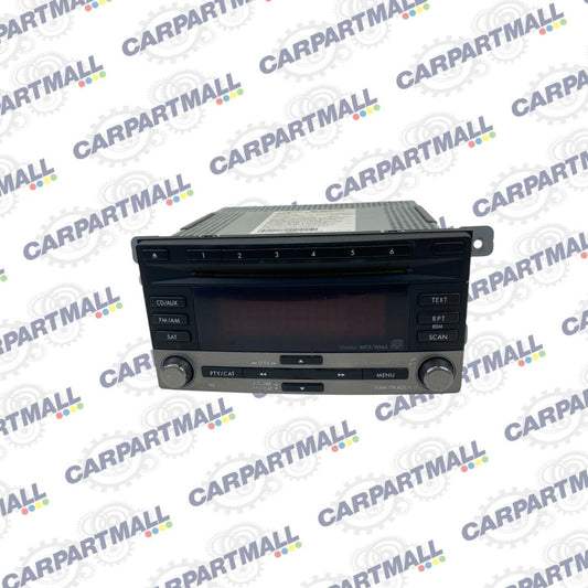 11-13 Subaru Forester AM FM Radio Stereo Single CD Player Receiver 86201SC620