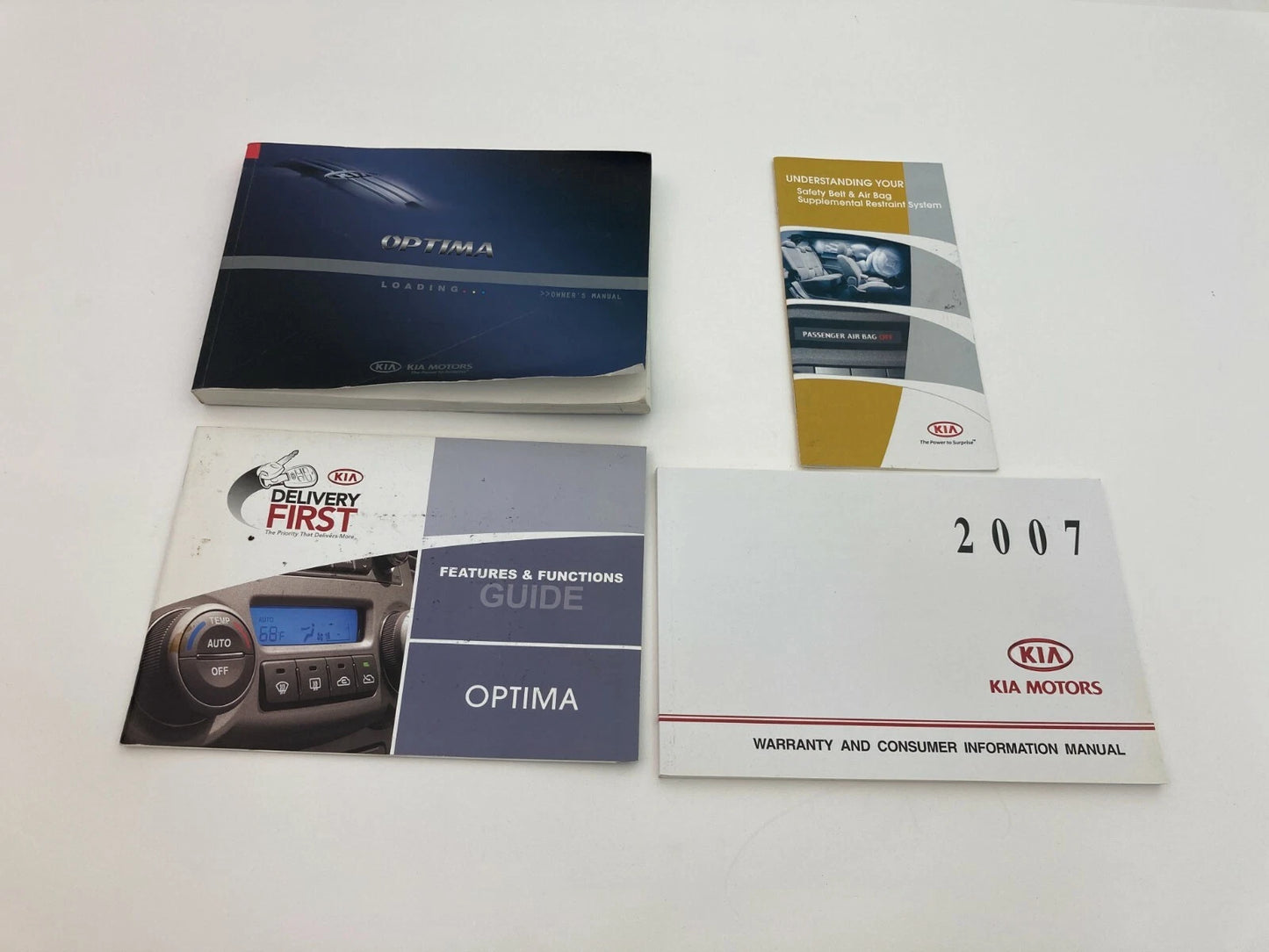 2007 07 KIA OPTIMA OWNERS GUIDE WARRANTY & CONSUMER INFORMATION BOOK MANUAL OEM