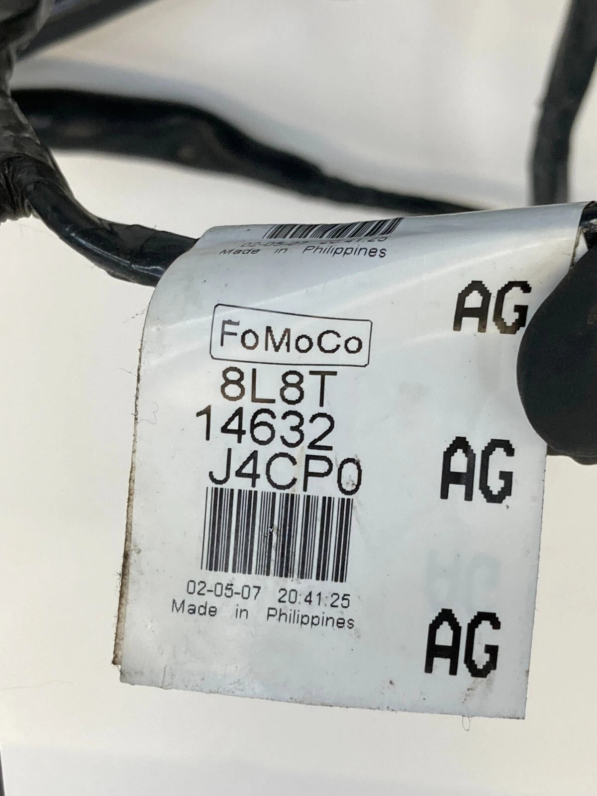 2008-2012 FORD ESCAPE REAR LEFT SIDE DOOR WIRE WIRING HARNESS 8L8T-14632-J4CP0