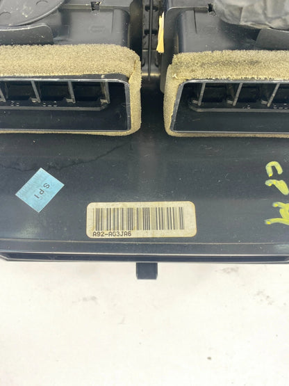 2008-2012 FORD ESCAPE CENTER DASHBOARD TRIM BEZEL WITH A/C AIR VENTS BLACK OEM