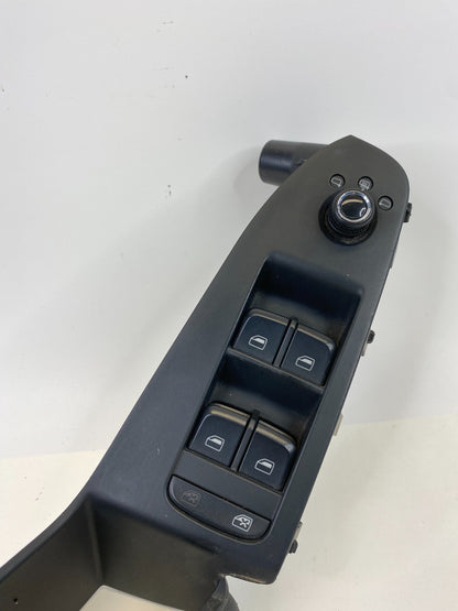 2009-2016 Audi A4 Quattro Front Left Driver Master Window Switch Button W/ Bezel