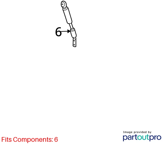 01-04 NISSAN XTERRA LIFTGATE LIFT SUPPORT SHOCK STRUT PAIR SET 90450-7Z405 OEM