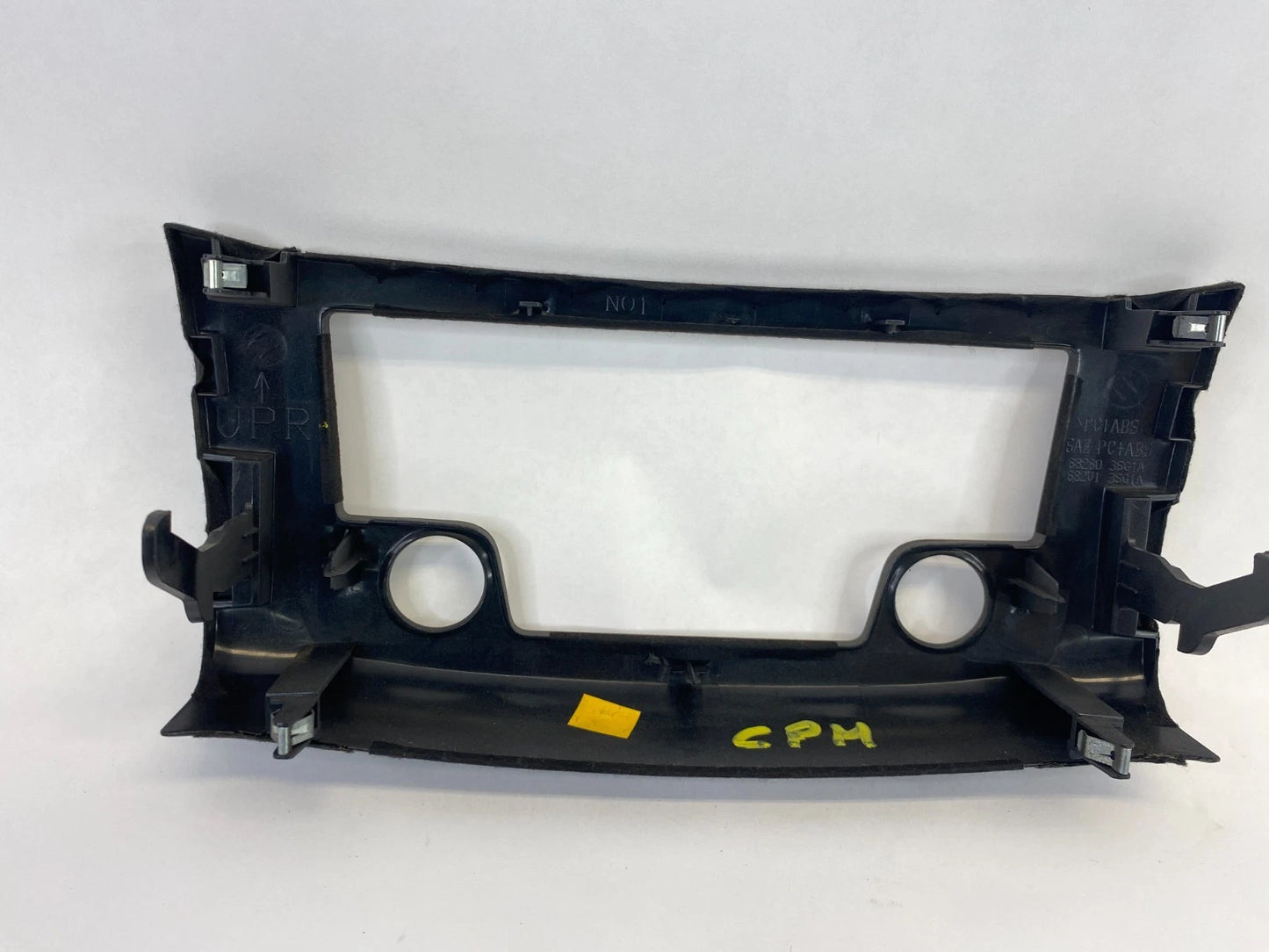 2013-2016 NISSAN SENTRA RADIO DASH BEZEL TRIM DISPLAY COVER GRAY OEM 68260-3SG1A