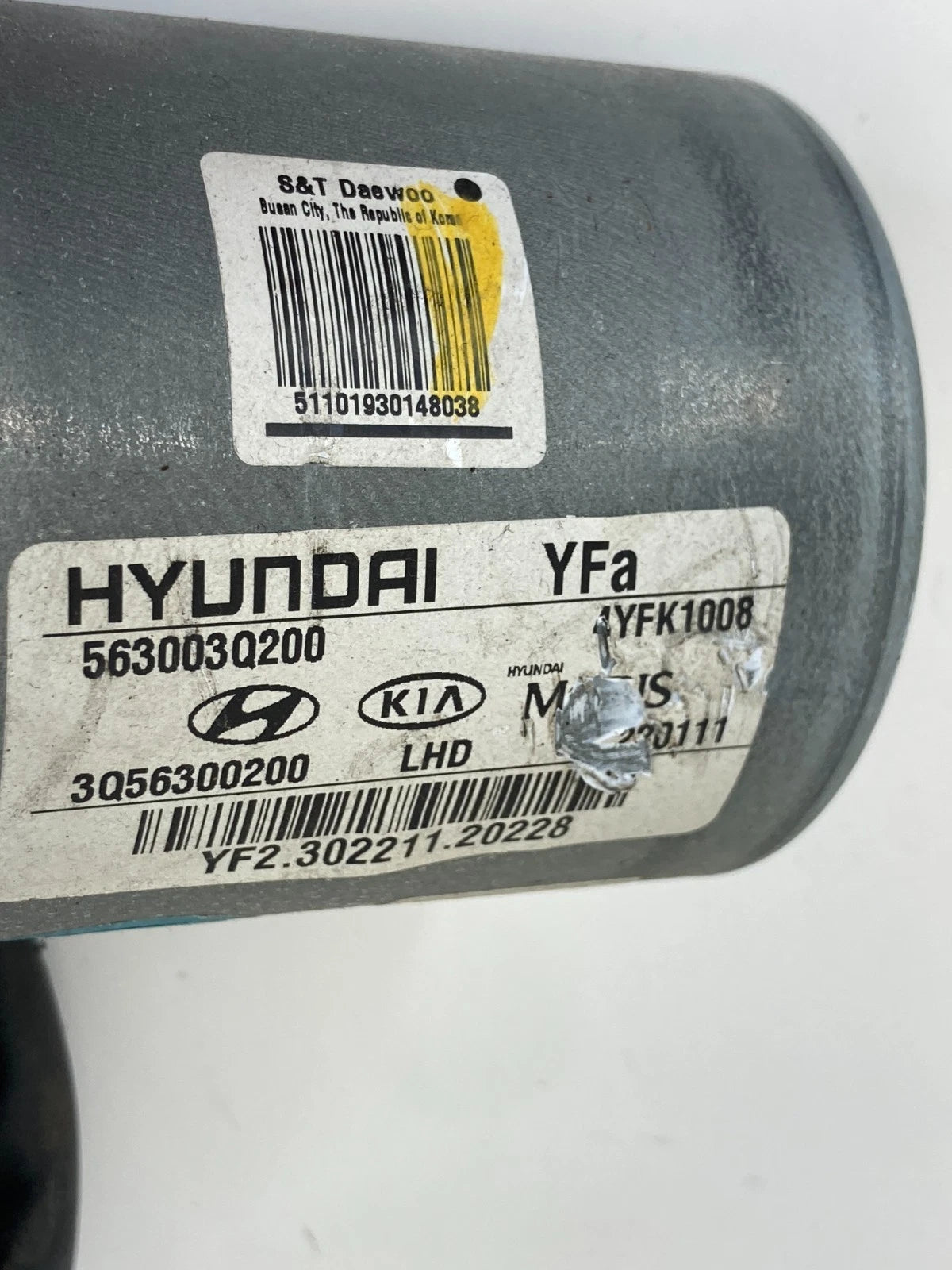 2011-2014 HYUNDAI SONATA 2.4L AT POWER STEERING COLUMN W/ MODULE 563003Q200