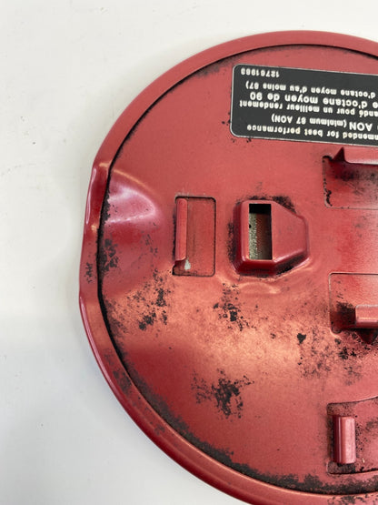 2003-2011 Saab 9-3 93 Sedan Fuel Filler Door Gas Tank Lid Cover Chili Red OEM