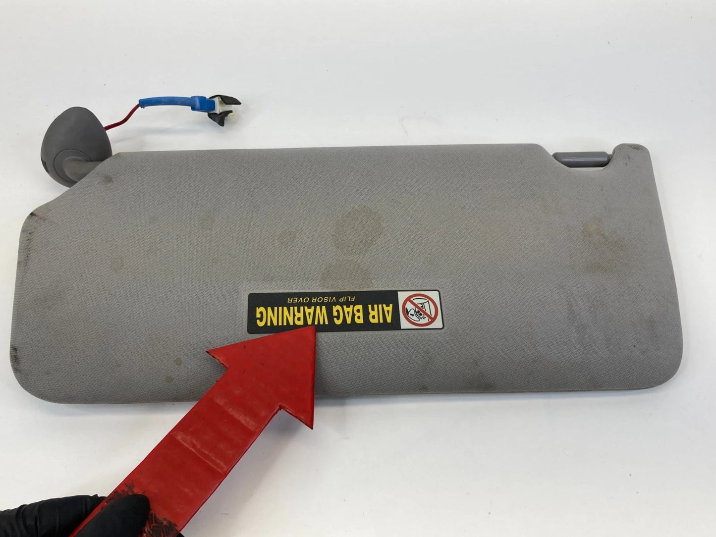 2008-2010 HONDA ACCORD COUPE W SUNROOF LEFT & RIGHT SUN VISOR SUNVISOR SET GRAY